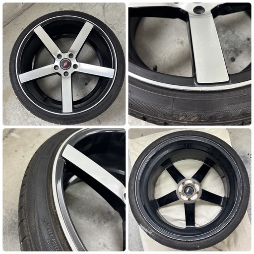 inFORGED 19インチ 8.5J 9.5J  5×114.3 ホイール4本セット 