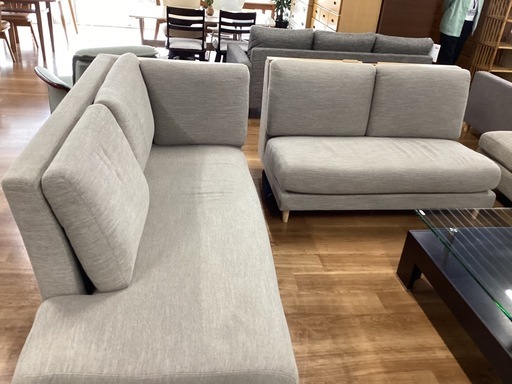 Ｌ字型ソファ【町田市再生家具】253646