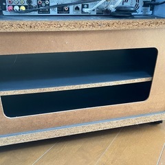 ガラス扉付きテレビ台の画像