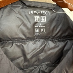 [未使用]UNIQLO ユニクロ　パフテックベスト　ブラック　サイズSの画像