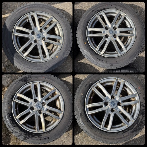 ✨バリ溝9割程✨ダンロップ16インチスタッドレス175/65R16 2023年製