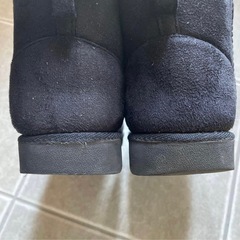 CLOSSHI ブラック　ムートンブーツ　M スエードショートブーツ　の画像