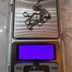 Pt850 0.10ct ダイヤモンドネックレス 45㎝  の画像