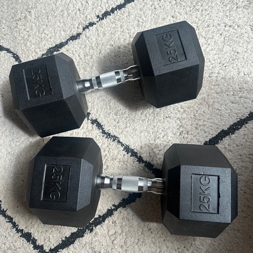 スポーツ 25 kg dumbbells