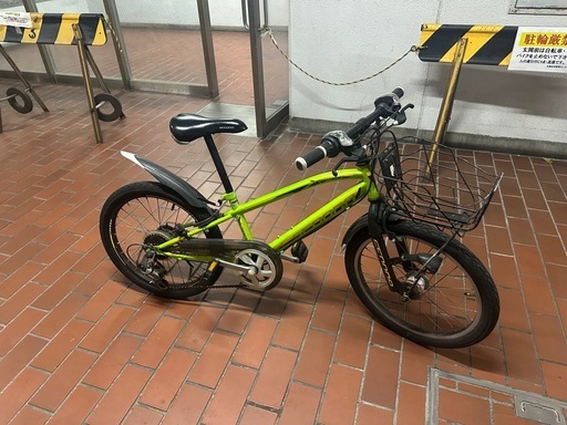 22インチ 子供用自転車 アサヒ セドナ (黄緑) 6段変速