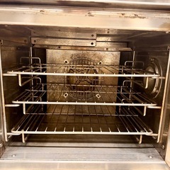 奄美【島内限定・引取歓迎】業務用ガスレンジ（3口）コンベクションオーブン付き（マルゼン・RGR-0963XC）｜清掃済！の画像