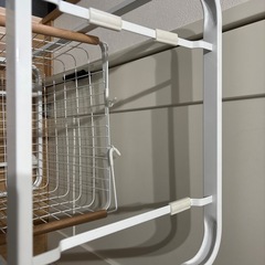 ランドリーバスケット 2段 スリムの画像