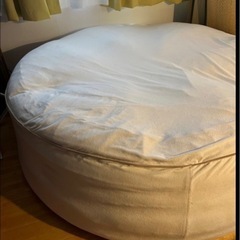  特大丸型ソファ 0円 180cmx70cm 40キロの画像