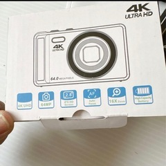 デジカメ 4K 6400万画素 デジタルカメラ AFオートフォーカス 2.8の画像