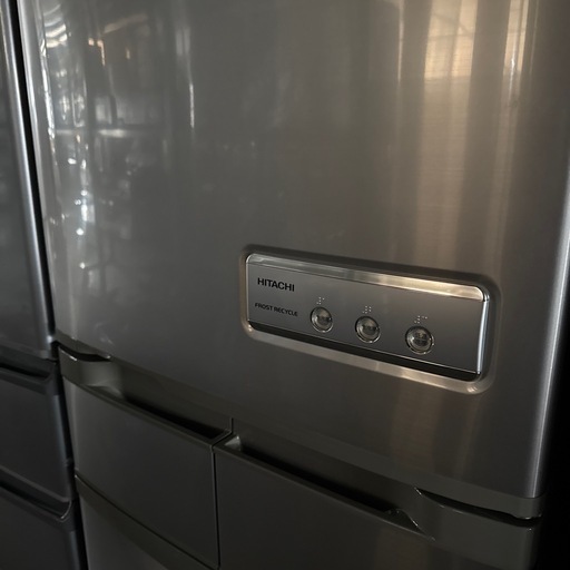 日立 5ドア冷凍冷蔵庫 R-S42ZM 415L 自動製氷OK　省エネ 280kwh/年 チェック?　配達応談