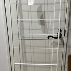 山崎実業 tower 立て掛け式メッシュラダーハンガー タワー ホワイトの画像