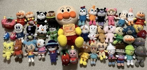アンパンマン　ぬいぐるみ　プリちぃビーンズ