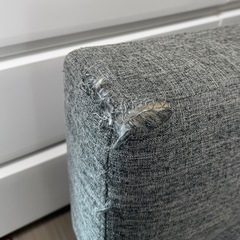 2人掛けファブリックソファ【幅130cm】の画像