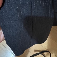 AOKI  黒ストライプスーツセット　JUNKO SHIMADA の画像