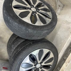 スズキ　純正ホイール　ディッシュ型の画像