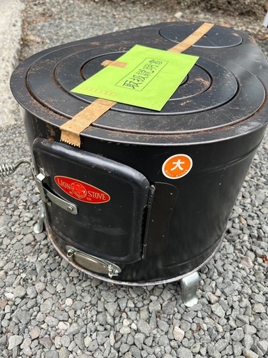 LION STOVE 薪ストーブ 二つの調理面付き