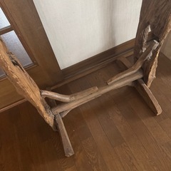 木製ハンガーラックの画像