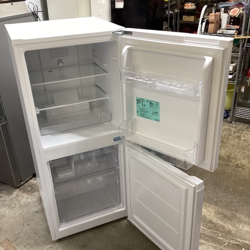 万代店　ハイアール　2ドア冷蔵庫　121L　OBBR-121A 2024年