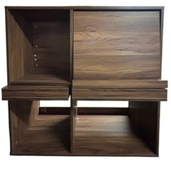 美品‼︎フラップ扉付きキャビネット①の画像