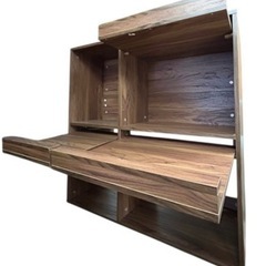 美品‼︎フラップ扉付きキャビネット①の画像