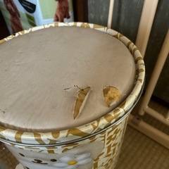 引越し間近なんで早めに！キティちゃんドラム缶椅子の画像