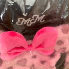 ミニーマウス　ピンクレオパード　パックパックの画像