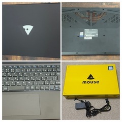 Mouse K5-i7 15.6インチ ノートパソコン i7-10750H 32GB メモリ HDD 512GB SSD GeForce MX350 win11 中古美品の画像