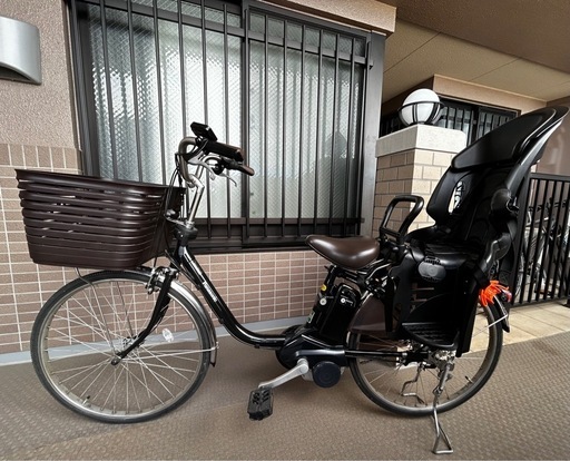 パナソニック　チャイルドシート付き電動自転車