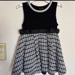 ツイードワンピースセットの画像