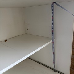 【コンセント付】レンジ台・キッチン収納ラック（ホワイト／幅約60cm）の画像