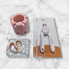 【新品】ペット犬 猫 3点セット おもちゃ タンブリング 爪切り  ストレス解消 歯磨き の画像