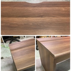 木製　座卓　文机　ローテーブル　幅約100cm 奥行約45cm 高約42.5cmの画像