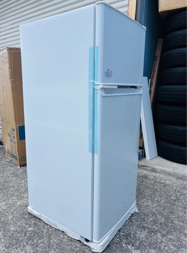 新品未使用 Haier 2ドア 冷蔵庫 JR-12A-W 冷凍庫 直冷式 右開き 120L ホワイト