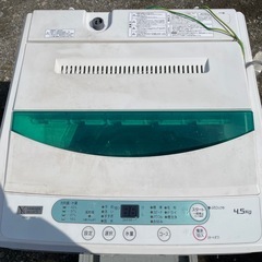 ヤマダ電機  ヤマダセレクト  全自動電気洗濯機 2019年製　YWM-T45G1　4.5Lの画像