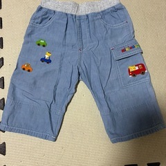 ミキハウス✨キッズ110㎝✨豪華✨定価14,300円✨ハーフパンツ✨半ズボン✨折り返し2way✨子供服の画像