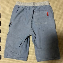 ミキハウス✨キッズ110㎝✨豪華✨定価14,300円✨ハーフパンツ✨半ズボン✨折り返し2way✨子供服の画像