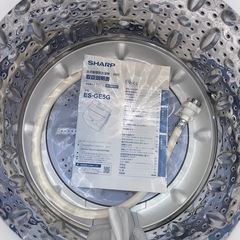 送料・設置込み可🉐表示価格より10%OFF🉐洗濯機　5.5kg SHARP 2022年【分解クリーニング済み】の画像