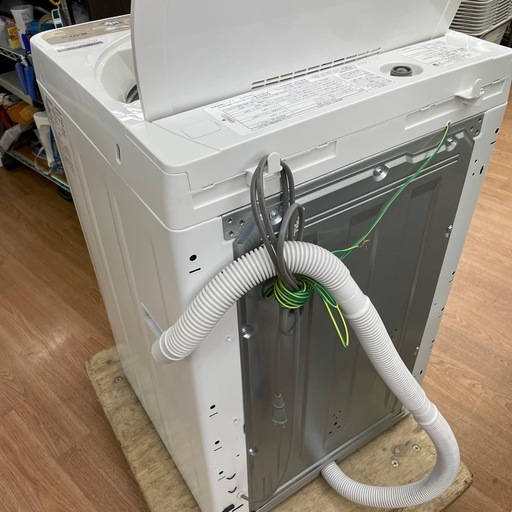 ☆ドリーム荒牧店☆ジモティー割引有☆【クリーニング済み】シャープ/6.0kg洗濯機/ES-GE6F/2022年製/中古品