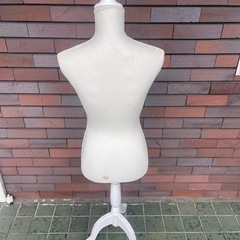 洋裁用トルソー マネキン アイボリーの画像
