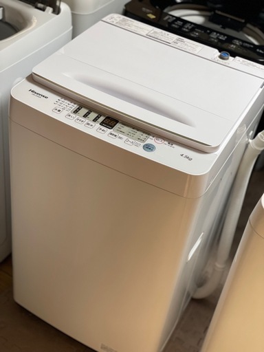 送料・設置込み可?表示価格より10%OFF?洗濯機　4.5kg  Hisense 2021年【分解クリーニング済み】