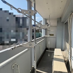 【購入者決定】ステンレスベランダ物干し ホワイト SVI-300NRの画像