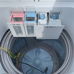 風乾燥付き　23年製　エディオン 7kg 洗剤＆柔軟剤自動投入！アプリで洗濯サポート　 洗濯機の画像