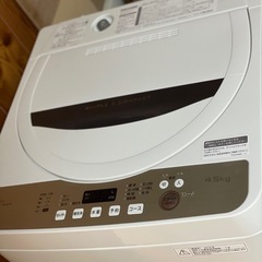 送料・設置込み可🉐表示価格より10%OFF🉐洗濯機　4.5kg SHARP 2018年【分解クリーニング済み】の画像