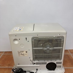 北海道旭川市直接取引歓迎 CORONA コロナ 強制通気形開放式石油ストーブ FH-G5717BY-W 2018年製 通電点火確認済 暖房器具 箱付の画像