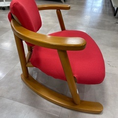 かに座椅子　無限工房　レッドの画像