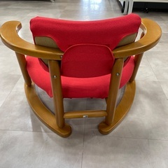 かに座椅子　無限工房　レッドの画像