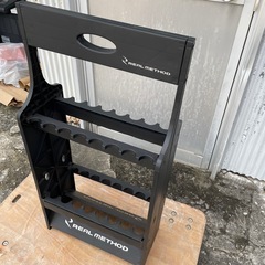 釣り用品　タカミヤ　REAL METHOD ロッドスタンド　ブラックの画像