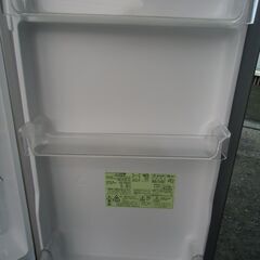 SHARP シャープ 128L 冷蔵庫 SJ-H13E-S シルバー 2019年製の画像