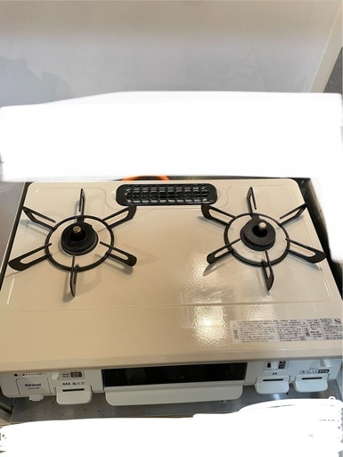 リンナイ「温度調節機能付き」 幅約60cm 片面焼グリル 左強火力 プロパン用 KG64TW2L/LP ピュアベージュ