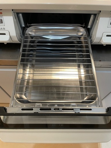 リンナイ「温度調節機能付き」 幅約60cm 片面焼グリル 左強火力 プロパン用 KG64TW2L/LP ピュアベージュ